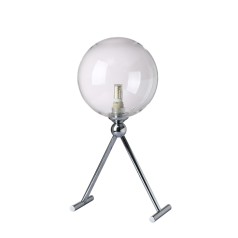 Настольная лампа Crystal Lux FABRICIO LG1 CHROME/TRANSPARENTE FABRICIO