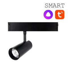 COLIBRI SMART трековый светильник RIO черный, 12W, 2700-6000K, 1100ЛМ, D50*100.