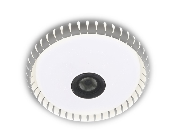 Музыкальный потолочный светодиодный светильник с пультом F787 WH 72W D500 Ambrella Light ORBITAL