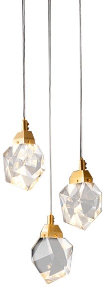 Подвесной светильник Crystal rock MD-020B-3 gold