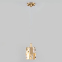 Подвесной светильник Scoppio 50101/1 перламутровое золото Eurosvet