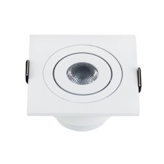 Мебельный светодиодный светильник LTM-S60x60WH 3W Warm White 30deg