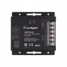 Контроллер ARL-OVAL-RGB Black (12-24V, 3x10A, ПДУ Овал, RF, RJ45) (ARL, IP20 Металл, 3 года)
