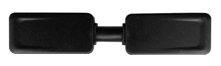 CLARUS Коннектор прямой 48V для магнитного ультратонкого шинопровода, черный.