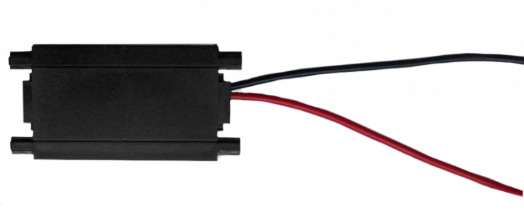 CLARUS Ввод питания (скрытый) 48V для магнитного ультратонкого шинопровода, черный.