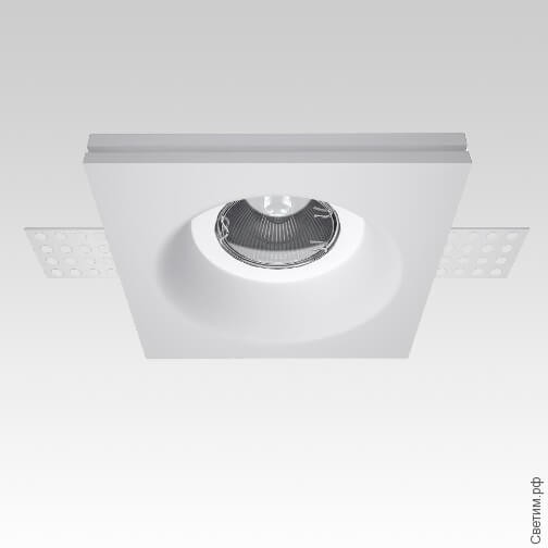 Точечный светильник VS-003 из белого гипса