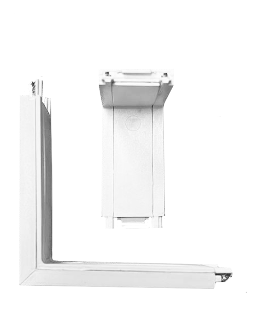 CLARUS Соединитель потолок-стена 48V для магнитного ультратонкого шинопровода, белый.