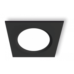 LED панель PRACTIC квадрат чёрная, 18W, 4200К, 1420Лм, 165*135*50 мм.