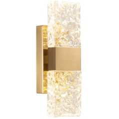 Бра Wall lamp 88068W gold/clear