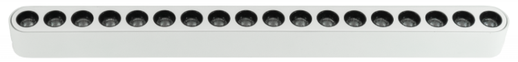 CLARUS Магнитный ультратонкий трековый светильник AKCENT белый, 18W, 4000K.