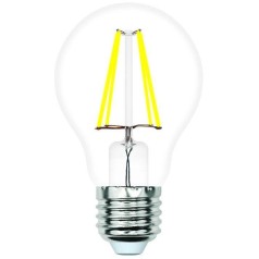 Лампочка светодиодная филаментная LED-A60-SLF LED-A60-5W/3000K/E27/CL/SLF