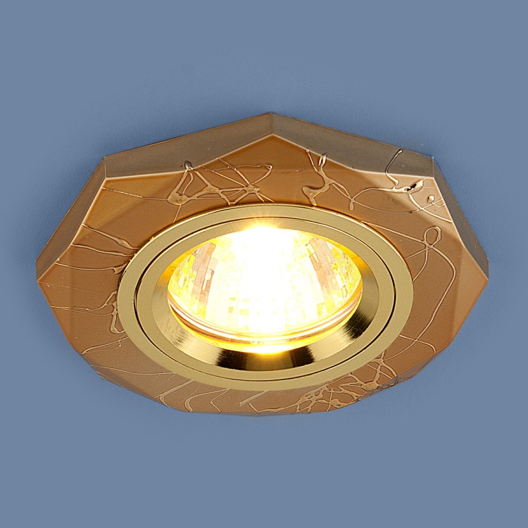 Встраиваемый светильник Elektrostandard 2040 MR16 GD золото 4690389003479