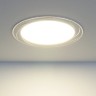Встраиваемый светодиодный светильник Elektrostandard DLR004 12W 4200K WH белый 4690389084768