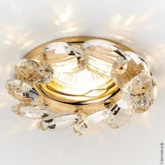 Точечный светильник K306 CL/G Crystal
